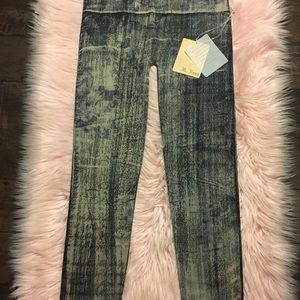 M. Rena’s Denim Printed Leggings